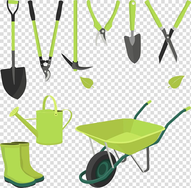 Garden tool Gardening Spade, carts and shovels transparent background PNG clipart
