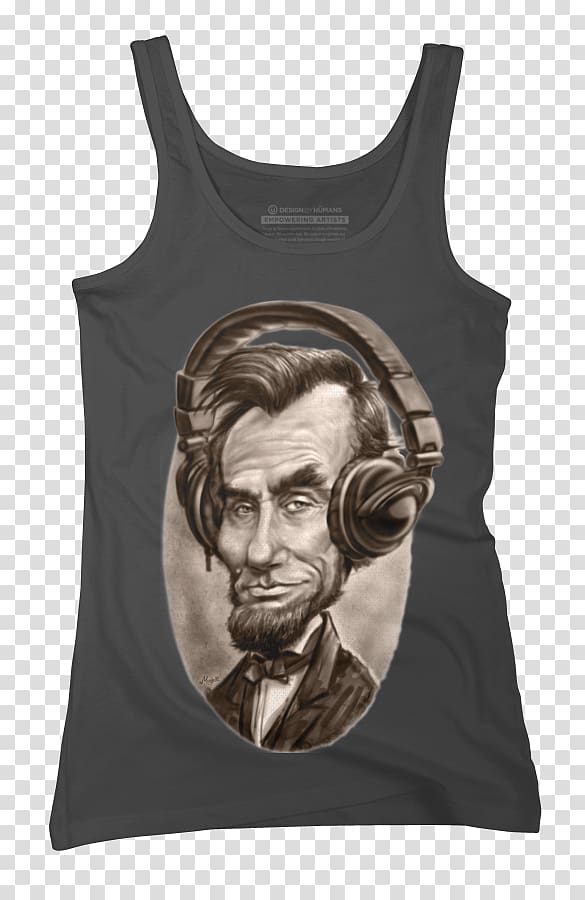 Abraham Lincoln T-shirt Shoulder Sleeveless shirt, T-shirt transparent background PNG clipart