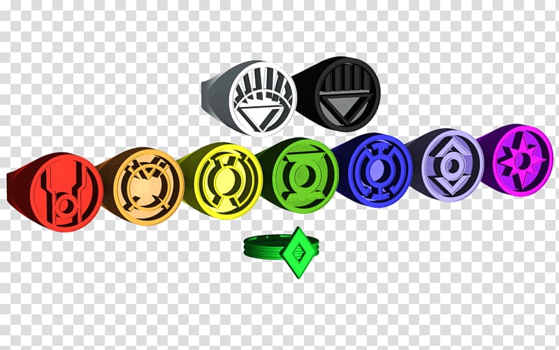 Green Lantern Star Sapphire Power ring Blue Lantern Corps, three-dimensional ring transparent background PNG clipart