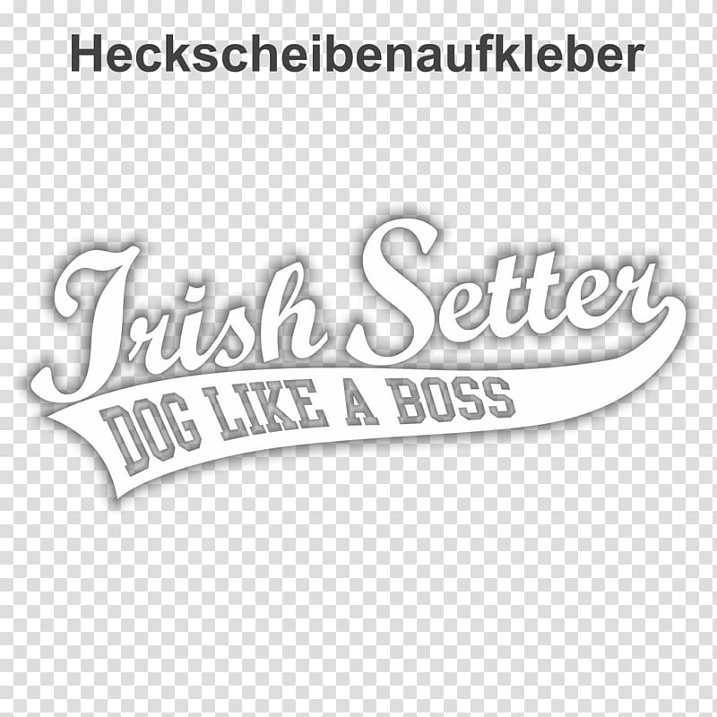 Logo Boxer Jack Russell Terrier Text Font, Irish Setter transparent background PNG clipart