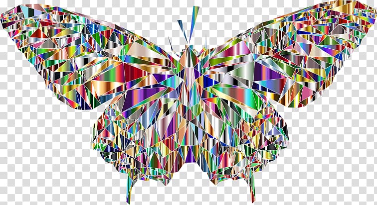 Butterfly Low poly Computer Icons, butterfly transparent background PNG clipart