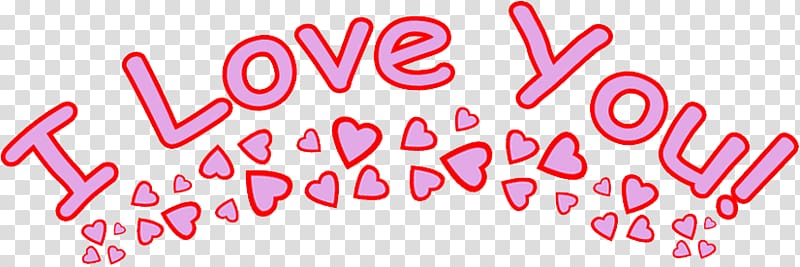 I love you transparent background PNG clipart