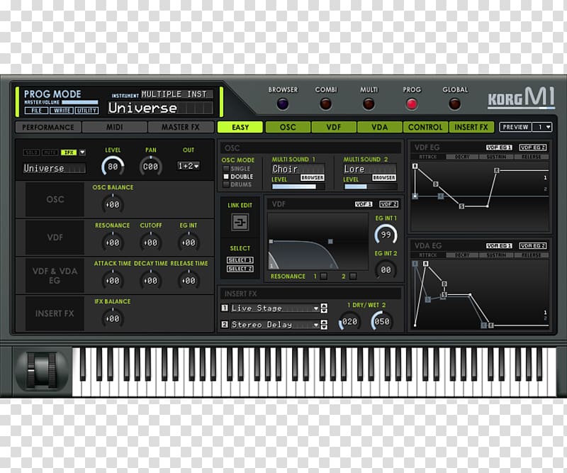 Korg M1 Sound Synthesizers Virtual Studio Technology Computer Software Software synthesizer, Korg transparent background PNG clipart