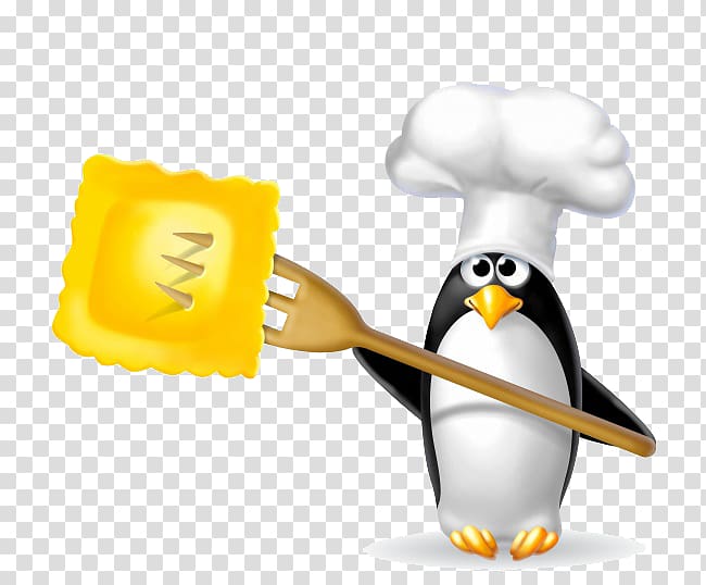 Penguin Cartoon Chef , Chef cartoon penguin transparent background PNG clipart