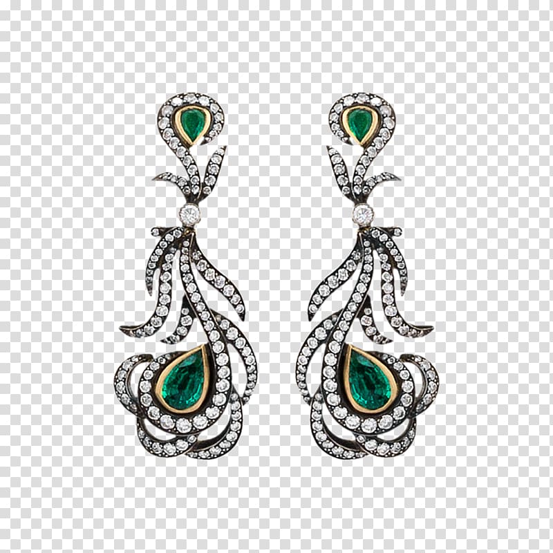 Earring Emerald Jewellery Brooch Wedding ring, emerald transparent background PNG clipart