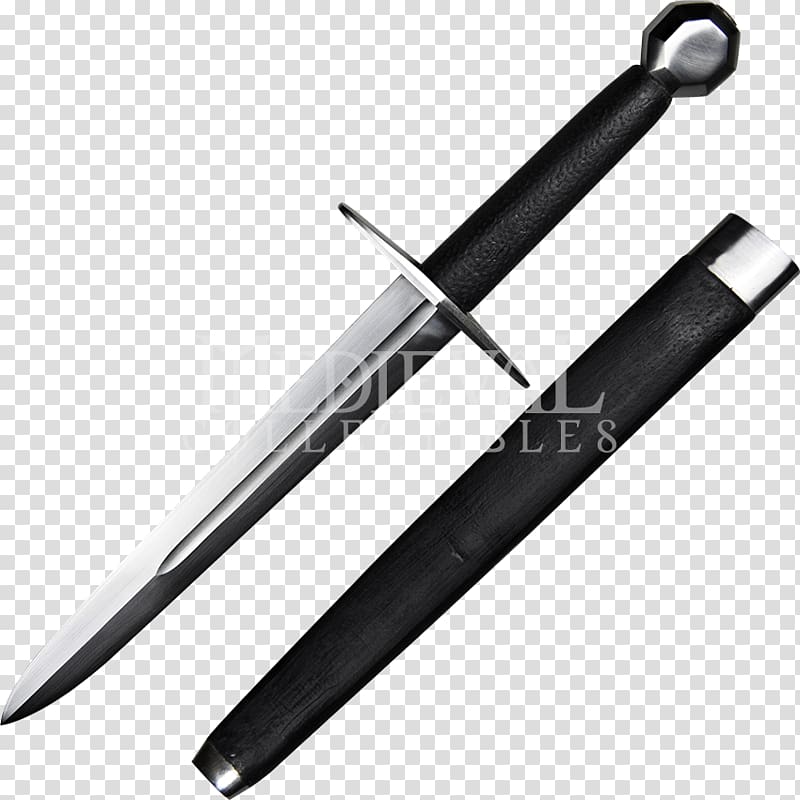 Bowie knife Rondel dagger Sword, knife transparent background PNG clipart