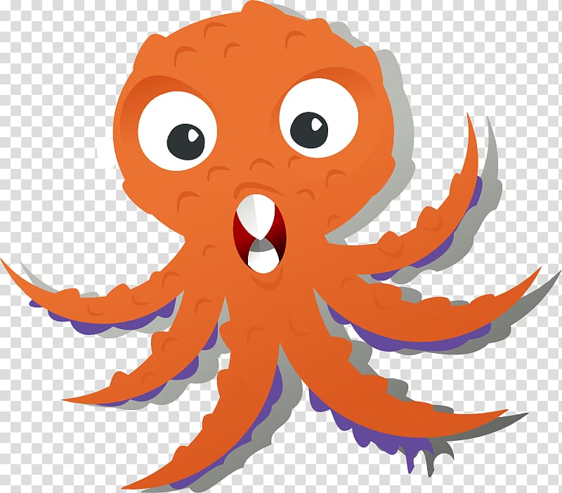 Octopus Cartoon Monster , Cartoon Octopuses transparent background PNG clipart