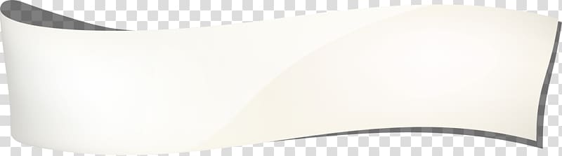 simple white ribbon transparent background PNG clipart