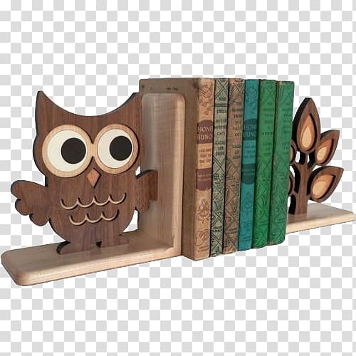 Bookend Nursery Bookcase Woodland Branch, Owl bookcase transparent background PNG clipart