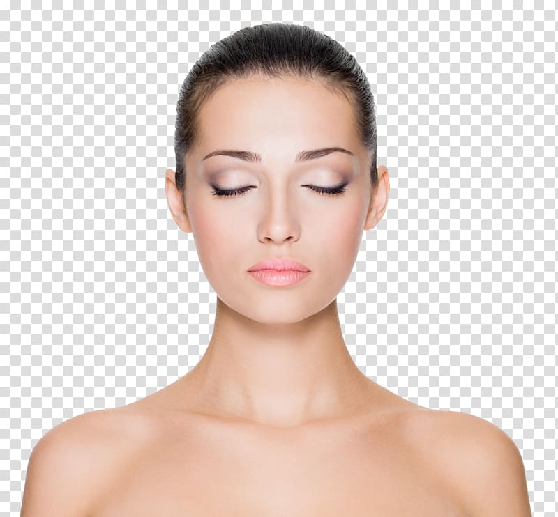 Pressure point Acupressure Headache Third eye Migraine, beauty face transparent background PNG clipart