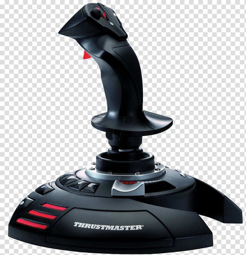 Joystick Computer mouse Thrustmaster T.Flight Stick X Game Controllers, joystick transparent background PNG clipart
