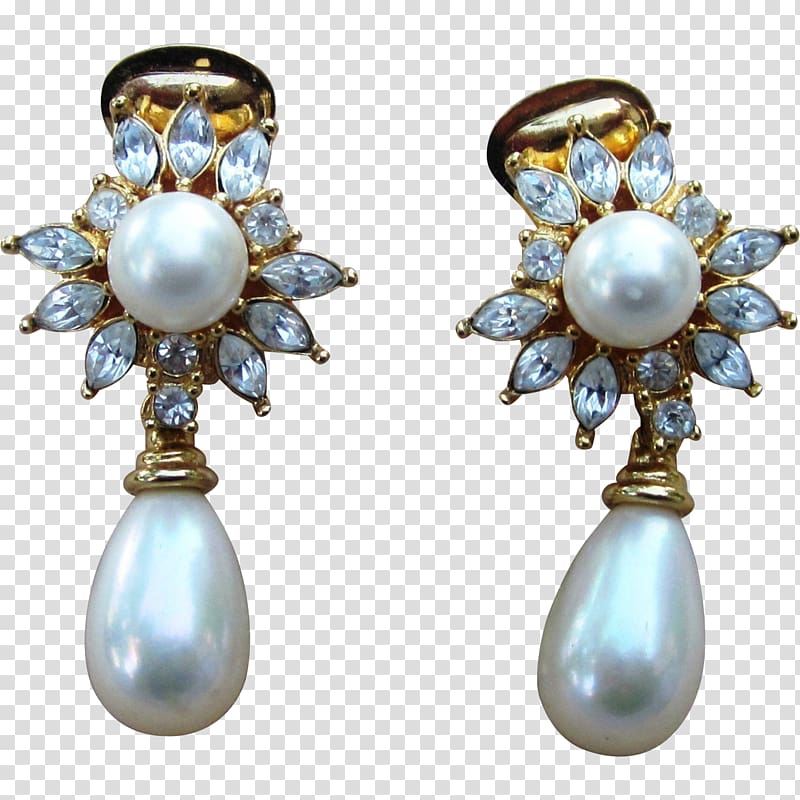 Pearl Earring Body Jewellery, Jewellery transparent background PNG clipart