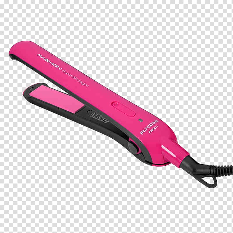 Hair iron Hair clipper Hair straightening Hair roller, Ms. Flying Branch hair straighteners transparent background PNG clipart