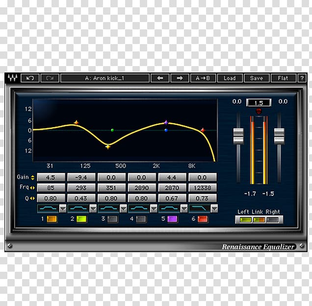 Waves Audio Equalization De-essing Dynamic range compression Plug-in, sound wave curve transparent background PNG clipart