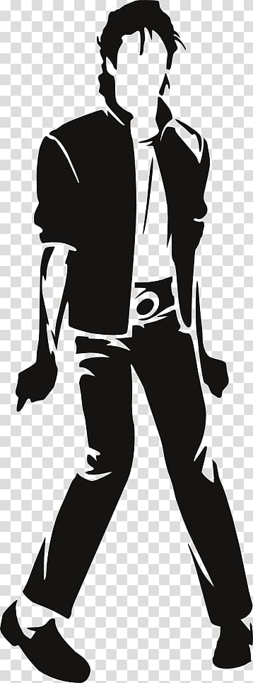 Moonwalk The Best of Michael Jackson Free Silhouette , Free transparent background PNG clipart