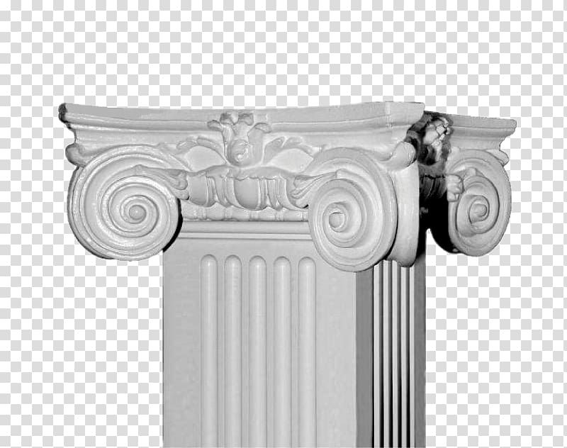 Column Capital Fluting Attic base Tuscan order, column transparent background PNG clipart