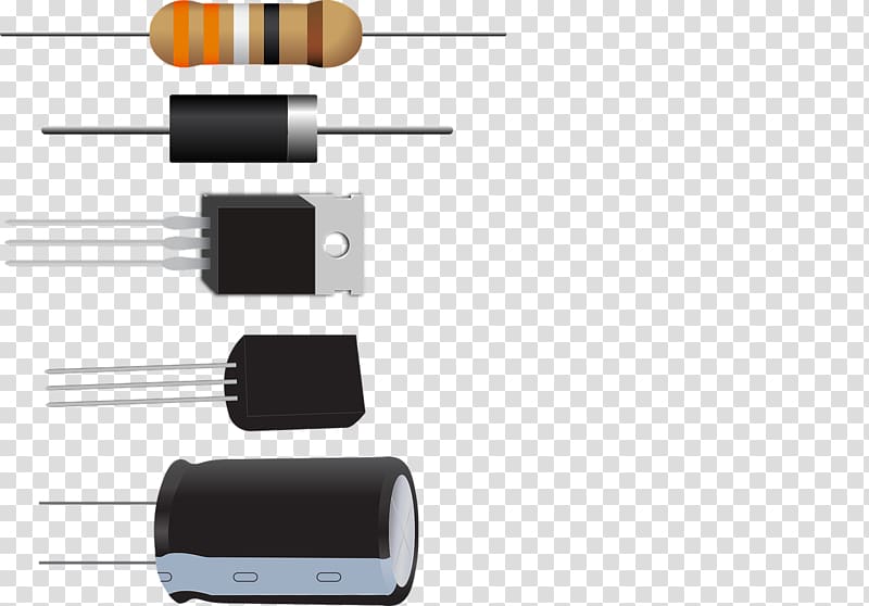 Electronic component Electronics Capacitor Diode Electronic symbol, Capacitor Discharge Ignition transparent background PNG clipart