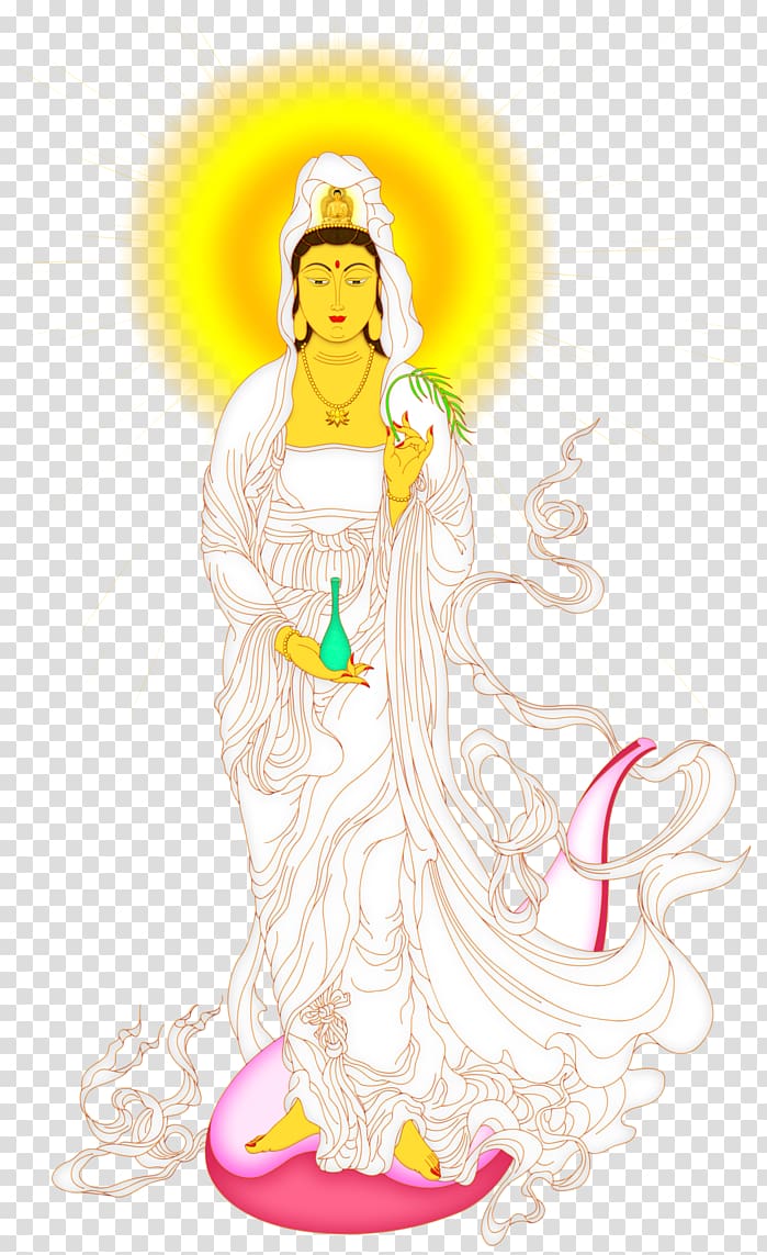 Tieguanyin Avalokiteśvara Buddhism Amitābha, Buddhism transparent background PNG clipart