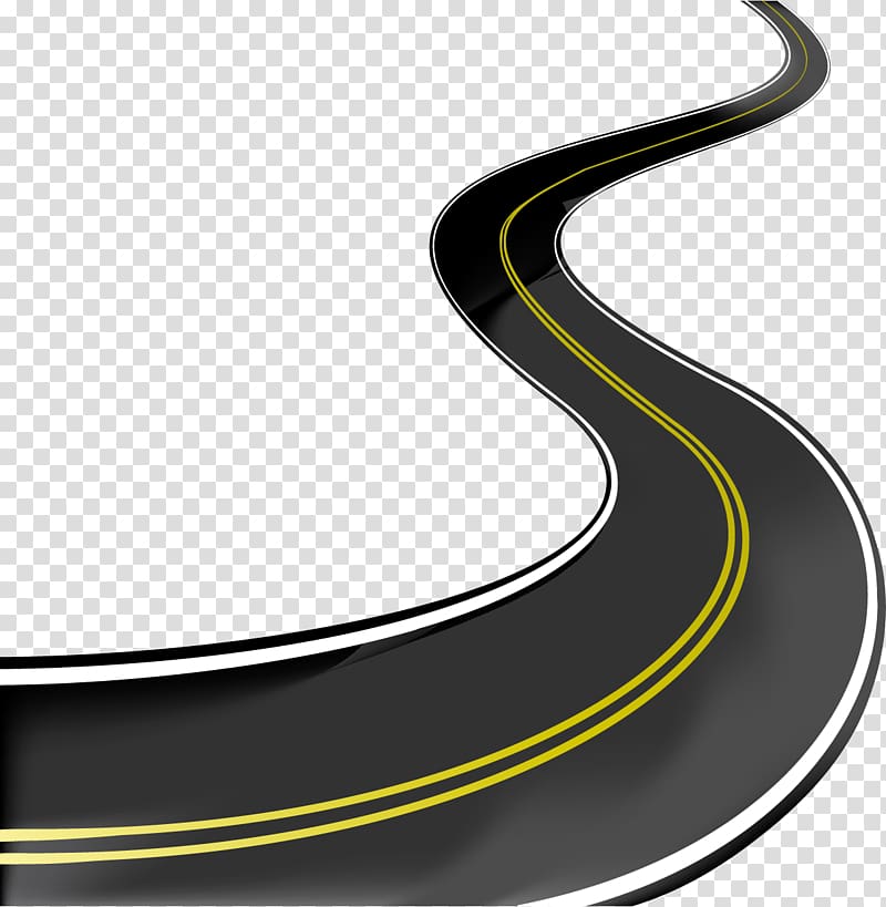 curve road, Road Illustration, road transparent background PNG clipart