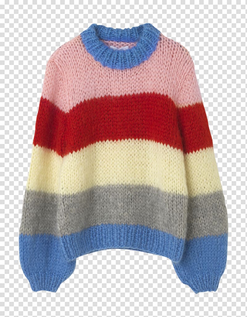 Juilliard School Mohair T-shirt Sweater Clothing, colored stripes transparent background PNG clipart