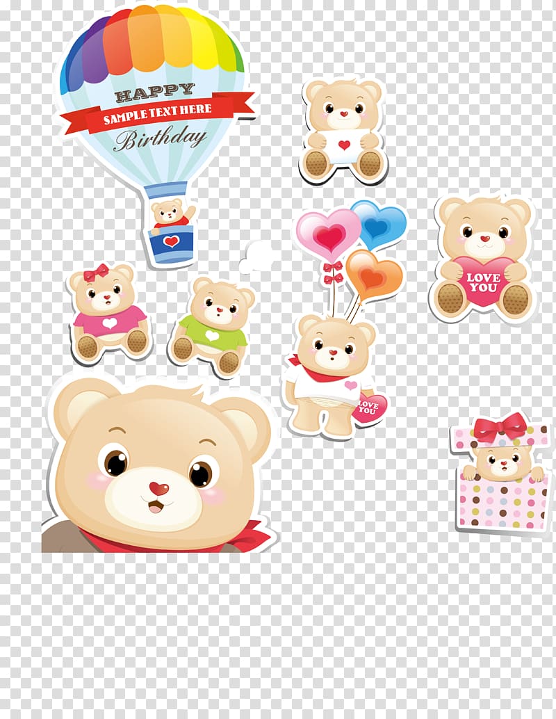 Bear Cartoon , cartoon bear pattern transparent background PNG clipart