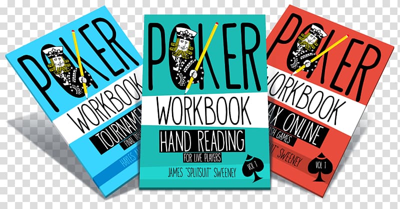 Poker Workbook: 6max Online Cash Games Poker Workbook: Hand Reading for Live Players Logo Brand Font, book transparent background PNG clipart