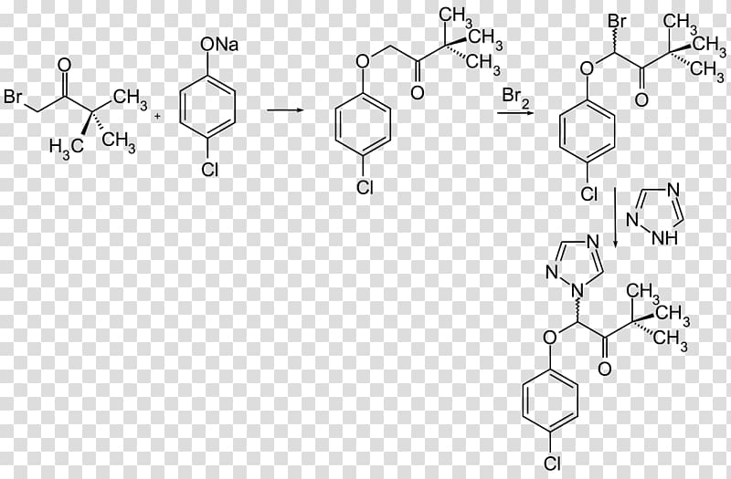 Triadimefon Triazole Conazole Chemical synthesis Triadimenol, De Novo Synthesis transparent background PNG clipart
