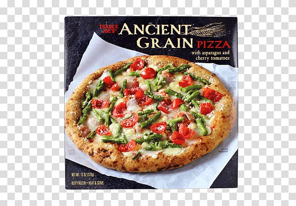 Pizza Vegetarian cuisine Trader Joe\'s Food Ancient grains, cherry tomatoes transparent background PNG clipart