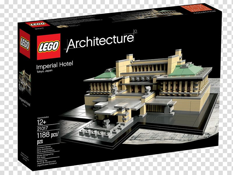 LEGO 21017 Architecture Imperial Hotel, hotel transparent background PNG clipart