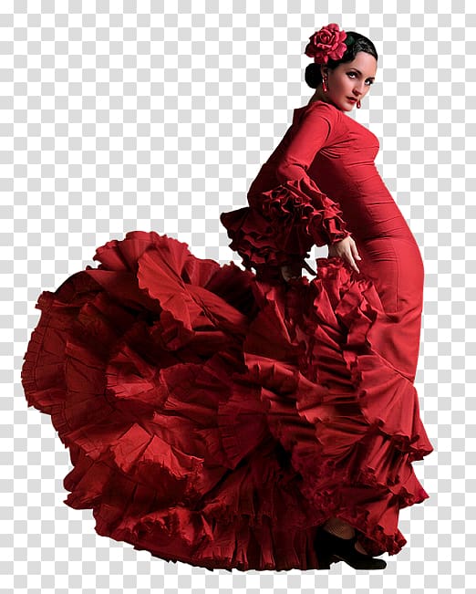 Flamenco Dance Traje de flamenca Dress Clothing, dress transparent background PNG clipart