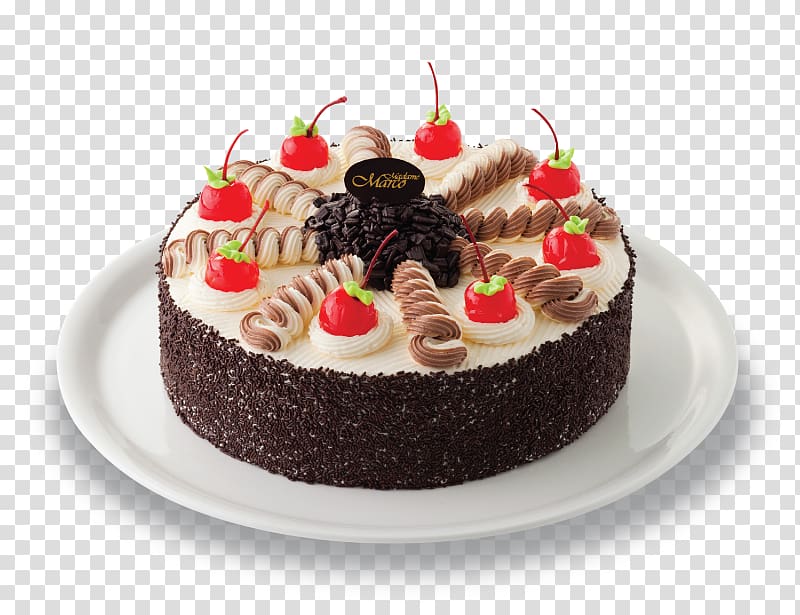 Chocolate cake Black Forest gateau Tortita negra Fruitcake, ิbakery transparent background PNG clipart
