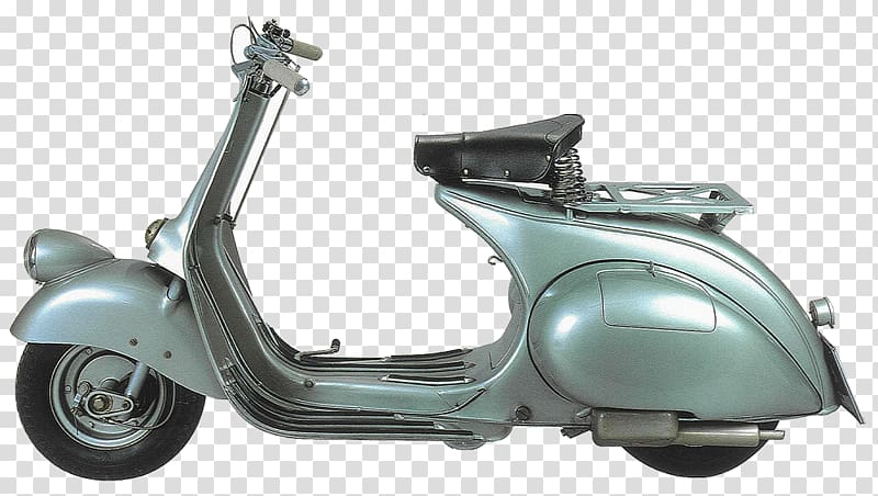 Scooter Piaggio Vespa 98 Motorcycle, scooter transparent background PNG clipart