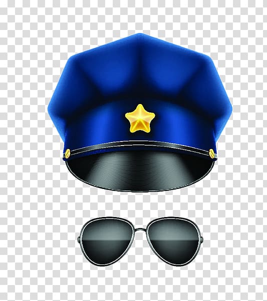 Hat Police officer u8b66u5e3d, Free to pull the material caps transparent background PNG clipart