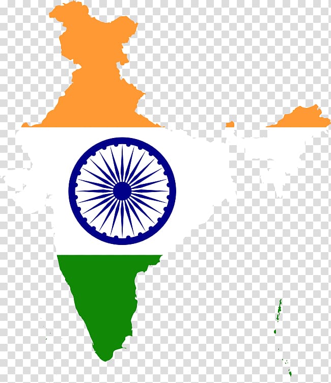 Flag of India Map, flag india transparent background PNG clipart
