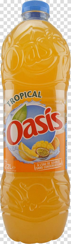 Orange drink Oasis Fizzy Drinks Orange soft drink Orange juice, tropical fruit transparent background PNG clipart