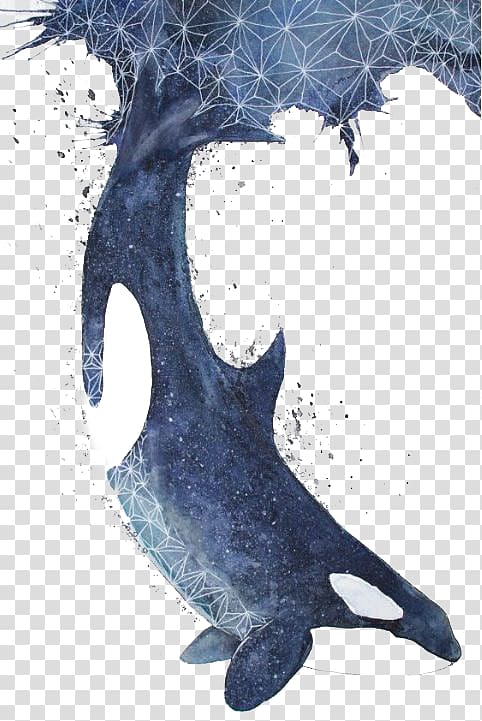 blue and white whale painting, Baby Whale Baleen whale Killer whale Blue whale, Watercolor Whale transparent background PNG clipart