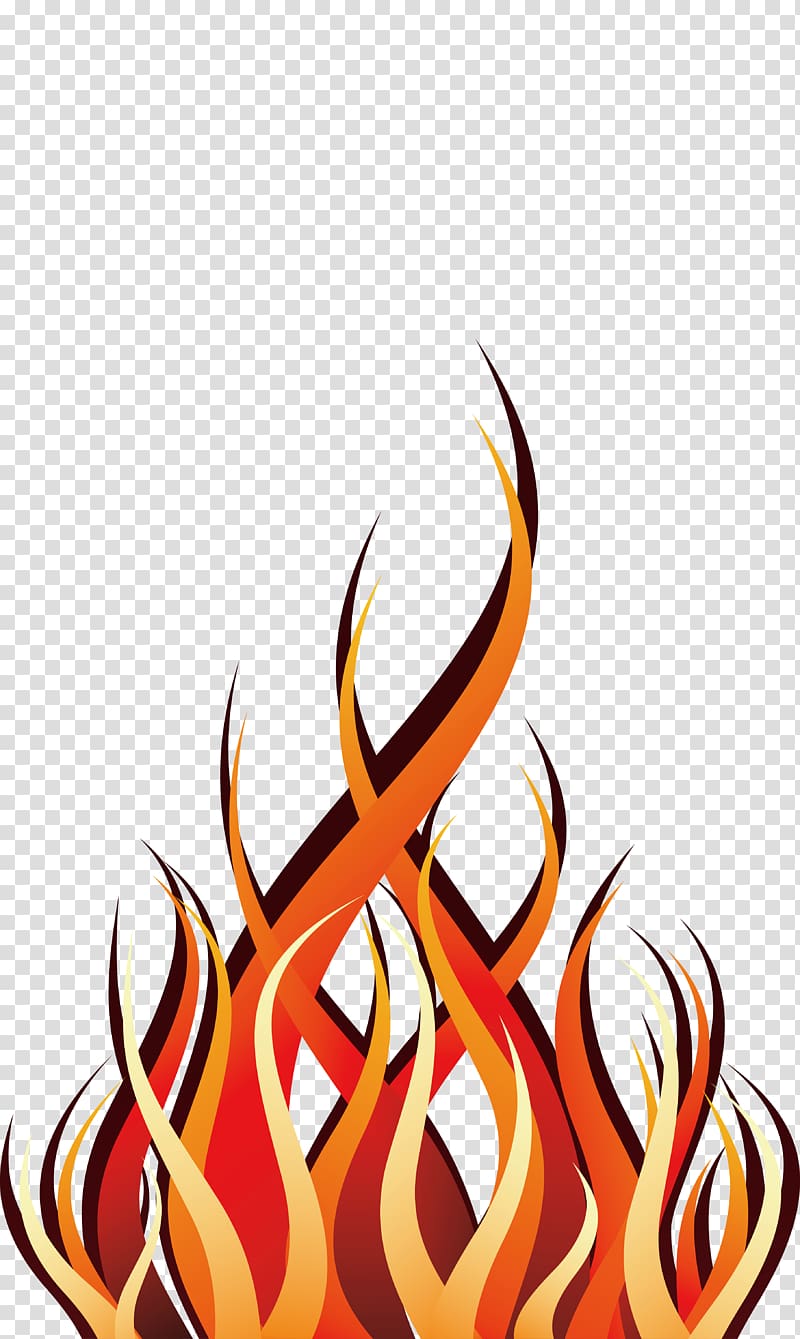 illustration of fire, Abstraction , Abstract flames transparent background PNG clipart