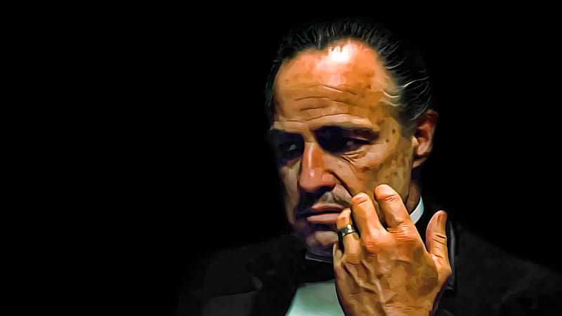 Marlon Brando Vito Corleone Fredo Corleone Michael Corleone, The Godfather transparent background PNG clipart