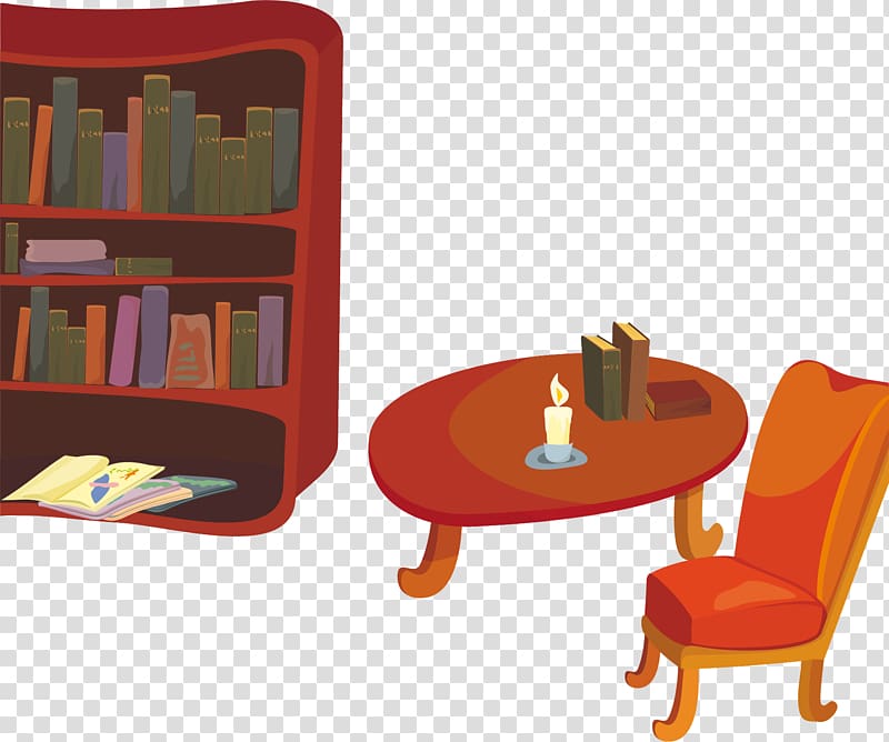 Table Chair, Hand-painted tables and chairs transparent background PNG clipart