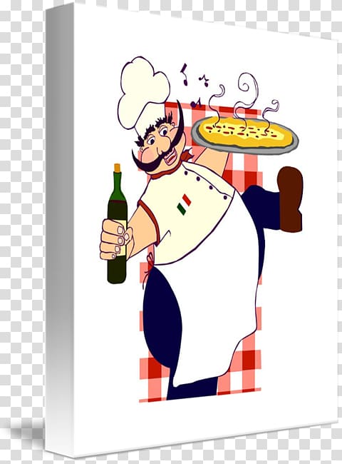 kind Chef Art Santa Claus, Italian Chef transparent background PNG clipart