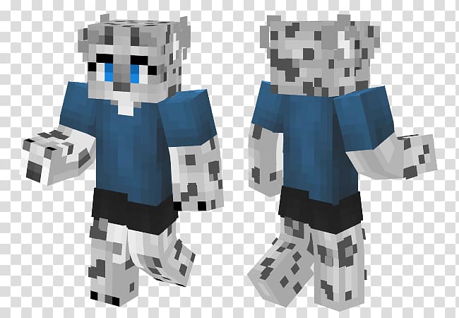 Minecraft: Story Mode, Season Two Snow leopard, Leopard skin transparent background PNG clipart