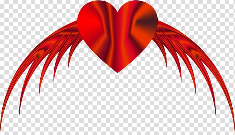 Heart , Flying Heart transparent background PNG clipart