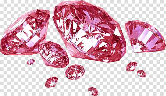 Pink diamond Jewellery , diamond transparent background PNG clipart