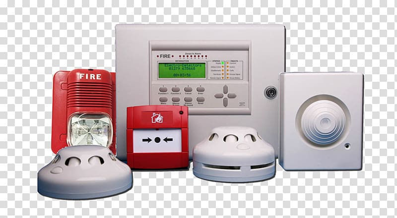 Fire alarm system Security Alarms & Systems Fire alarm control panel Alarm device Smoke detector, fire transparent background PNG clipart