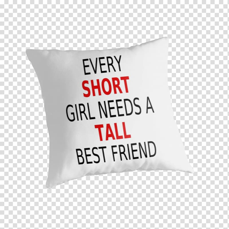 Throw Pillows Cushion Coffee Tea, friend girl transparent background PNG clipart