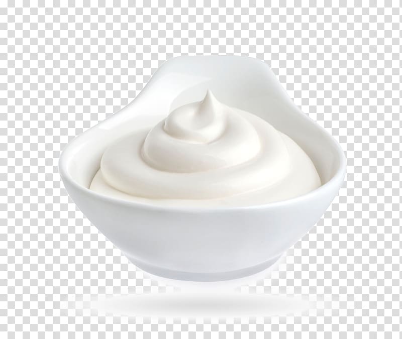 mayonnaise on cup , Whipped cream Crxe8me fraxeeche Sour cream Flavor, Creative milk transparent background PNG clipart