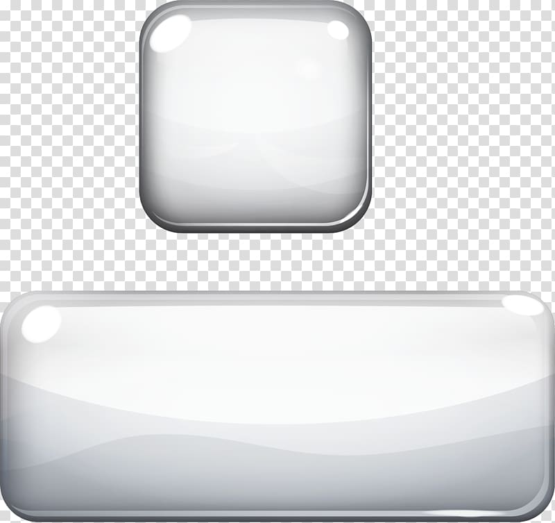two square and rectangular gray cases, Plumbing fixture Rectangle Technology, glass transparent background PNG clipart