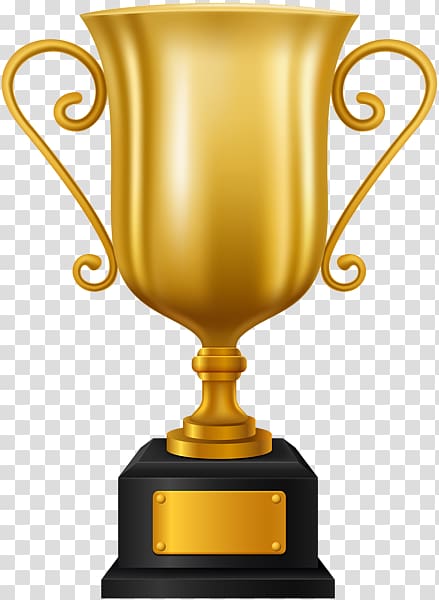 Trophy Drawing, golden cup transparent background PNG clipart