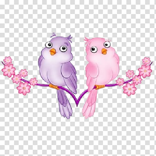 Lovebird Drawing Cartoon , cartoon animal lovers transparent background PNG clipart