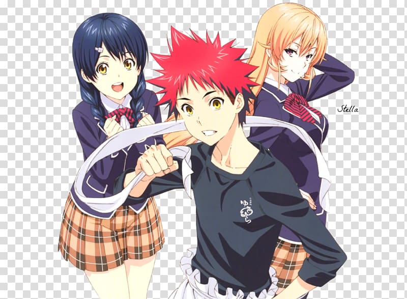 Sōma Yukihira Food Wars!: Shokugeki no Soma Desktop Anime, Anime transparent background PNG clipart